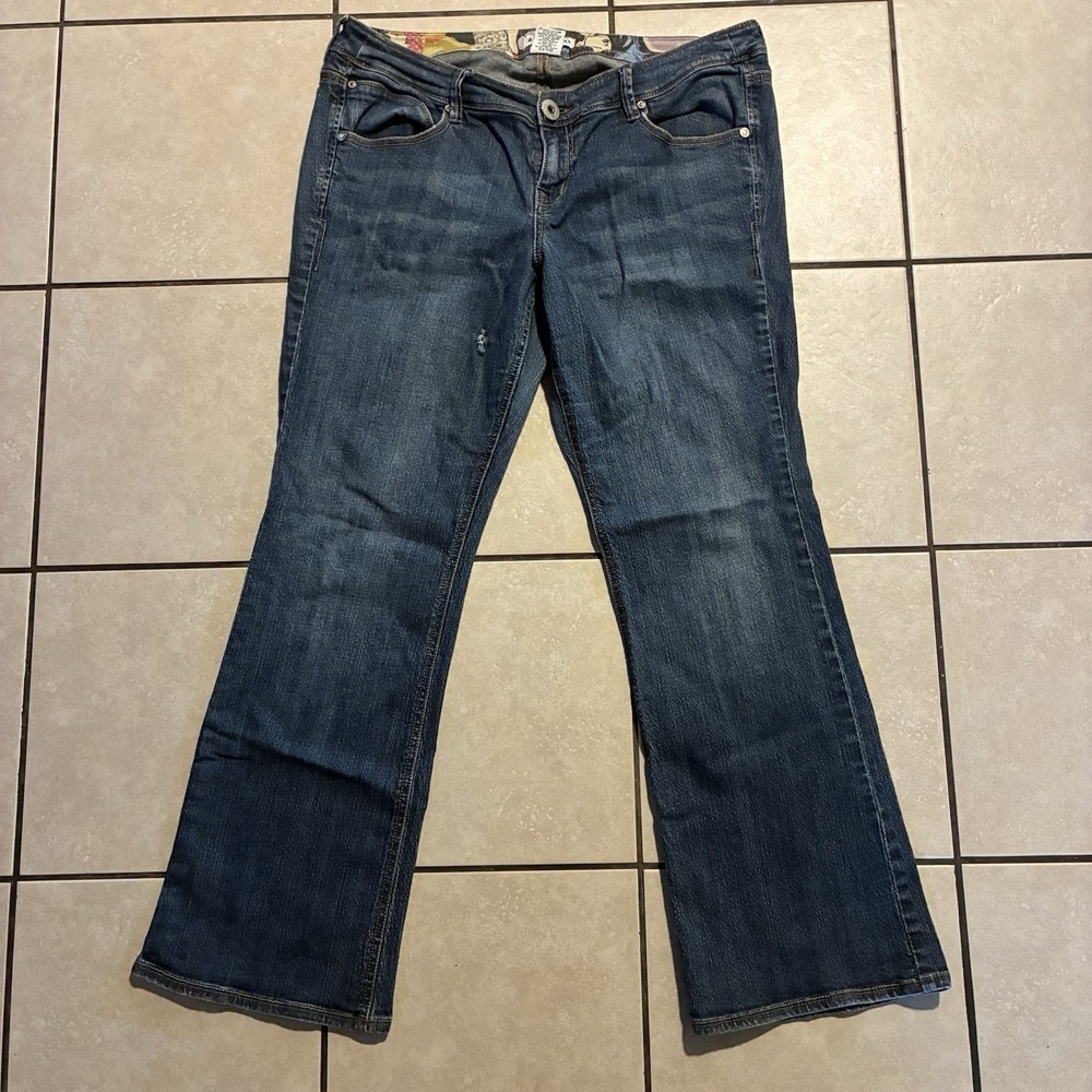 Vintage Y2K Z. Cavaricci Women's Size 18 Blue Denim Jeans
